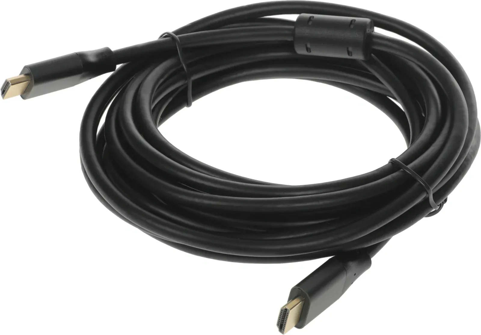 Кабель аудио-видео Digma HDMI m/HDMI m 5м. феррит.кольца позолоч.конт. черный D-HDMI-V2.1-5M - фото 4