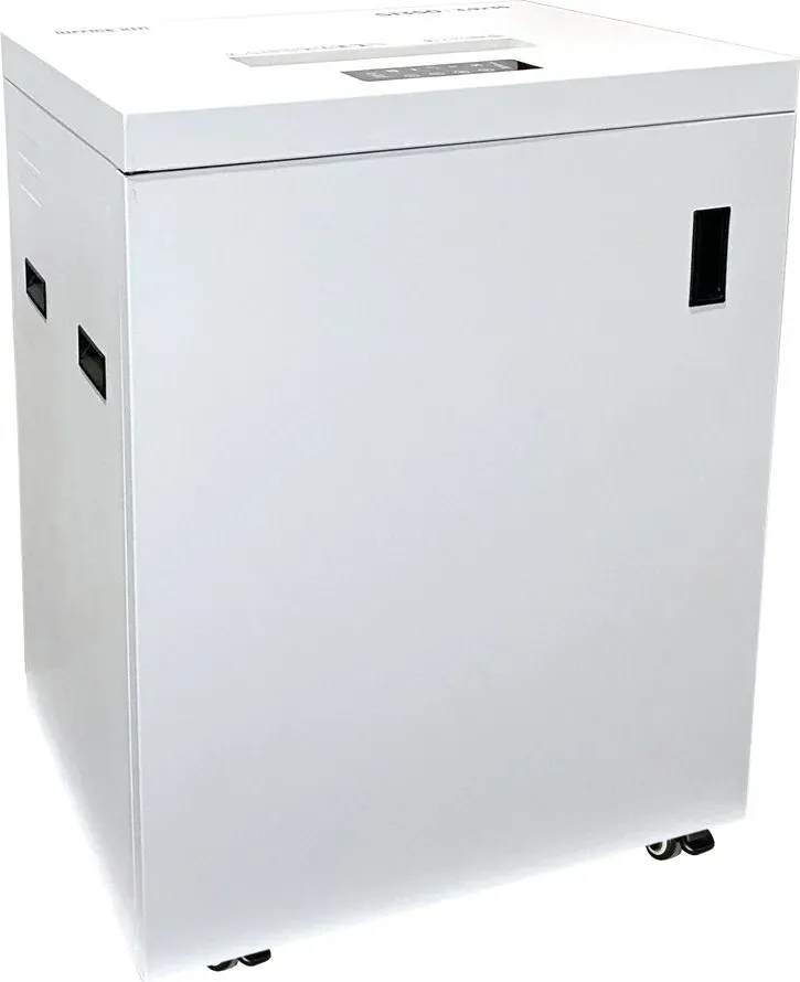 Шредер Office Kit S1350 3,9x35 белый секр.P-4 фрагменты 35лист. 135лтр. скрепки скобы пл.карты CD - фото 3
