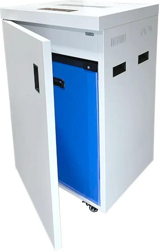 Шредер Office Kit S1650 3,9х35 белый секр.P-4 фрагменты 35лист. 165лтр. скрепки скобы пл.карты CD - фото 8