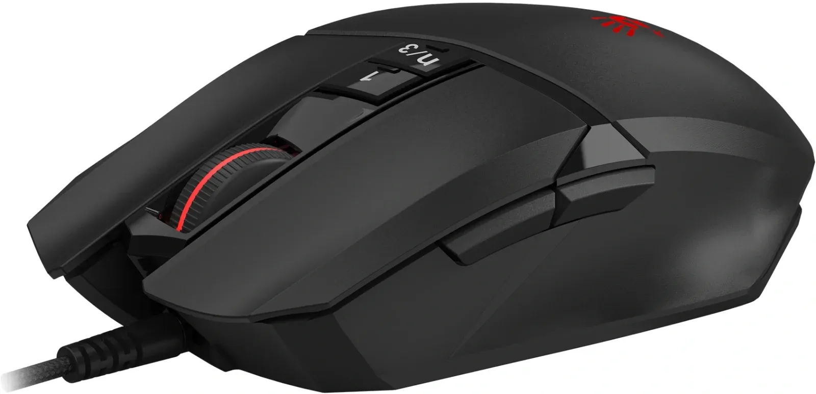Мышь A4Tech Bloody W65 Max Mini черный оптическая 12000dpi USB 9but W65 MAX MINI STONE BLACK - фото 3