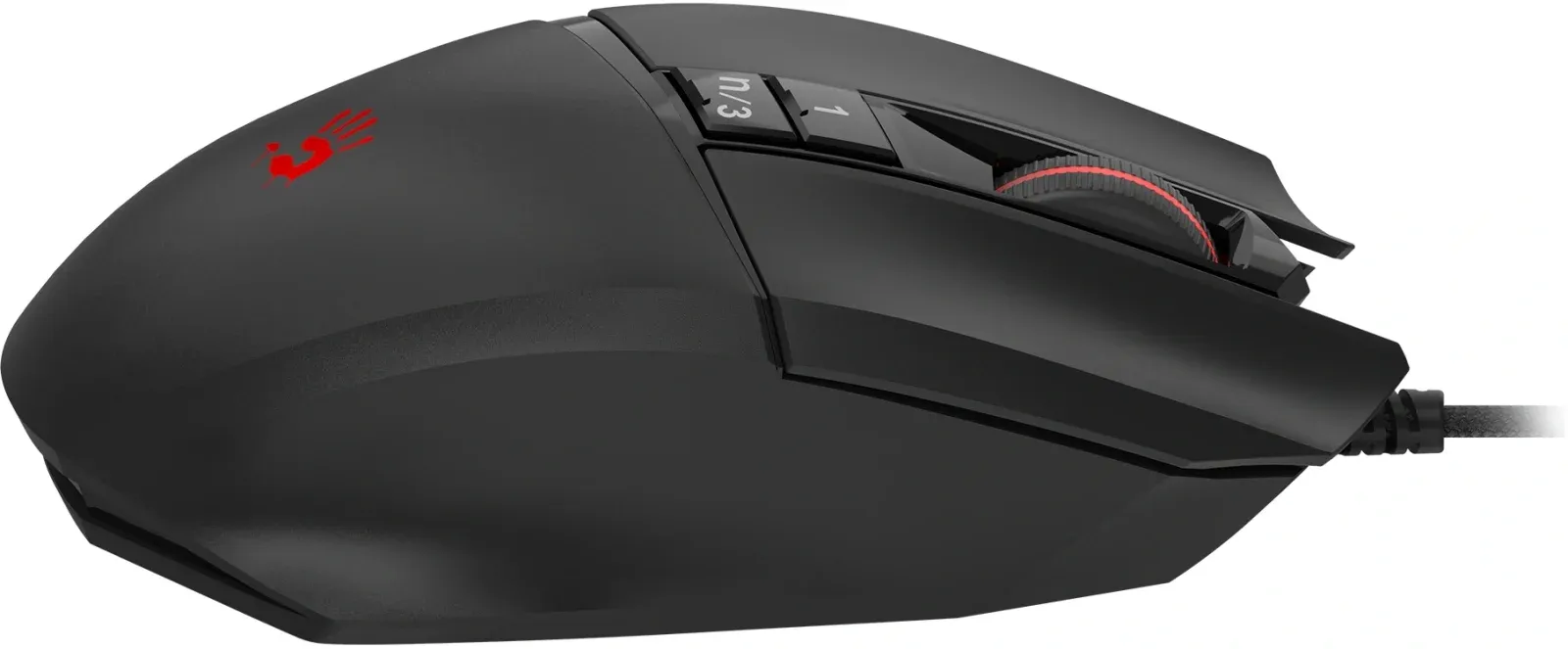 Мышь A4Tech Bloody W65 Max Mini черный оптическая 12000dpi USB 9but W65 MAX MINI STONE BLACK - фото 4