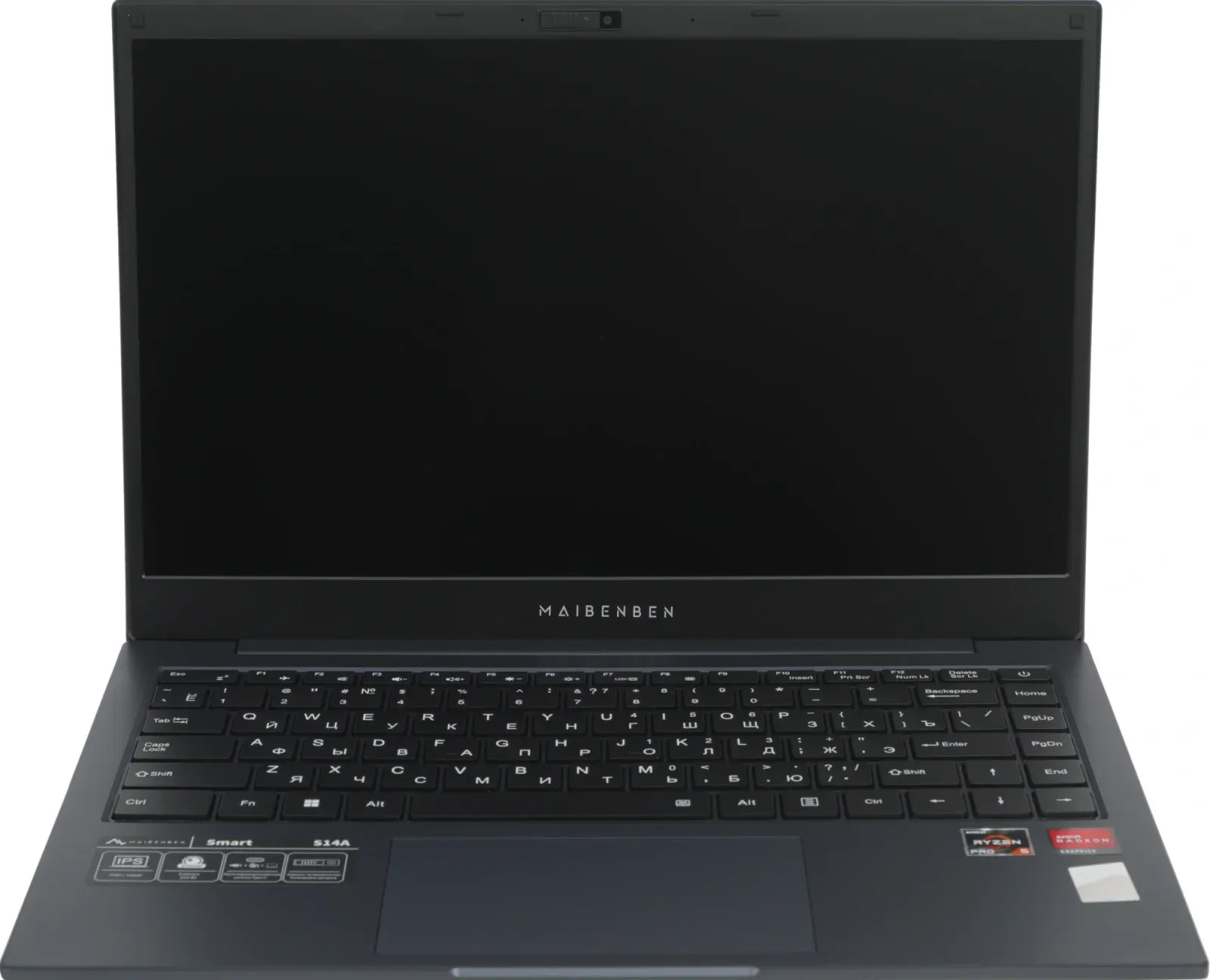 Ноутбук Maibenben S14A-R545UM Ryzen 5 Pro 4650U 8Gb SSD256Gb AMD Radeon Graphics 14 IPS FHD 1920x1080 Windows 11 Home dk.blue WiFi BT Cam 5000mAh S14A-R545UMA1SHURE0 - фото 2