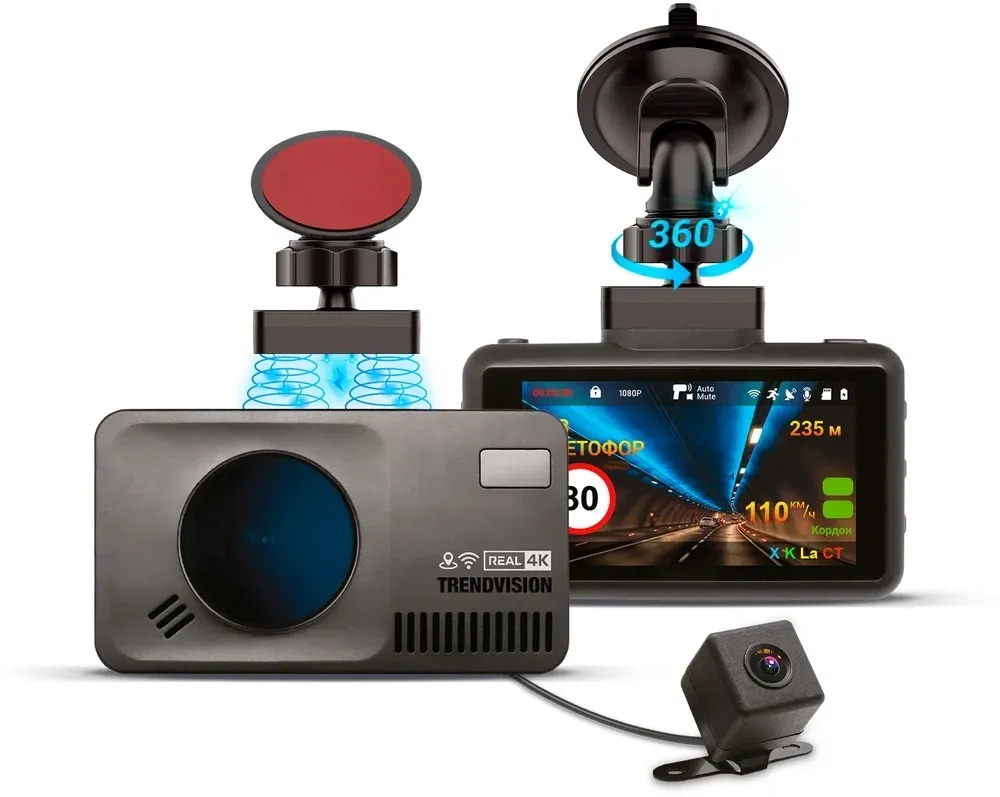 Видеорегистраторы TRENDVISION DRIVECAM REAL 4K SIGNATURE LNA 2CH - фото 1