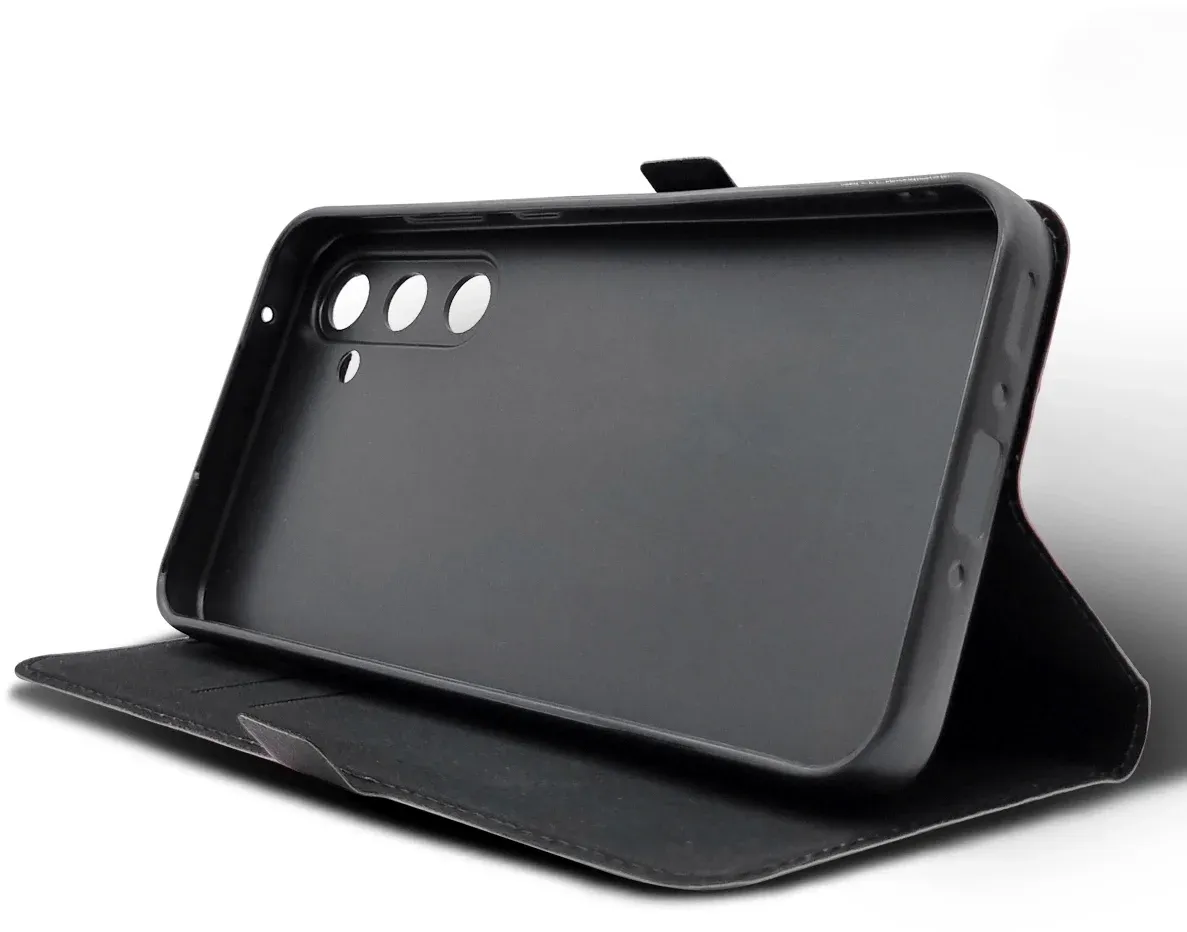 Чехол флип-кейс BoraSCO для Samsung Galaxy A55 Book Case черный 72874 - фото 2