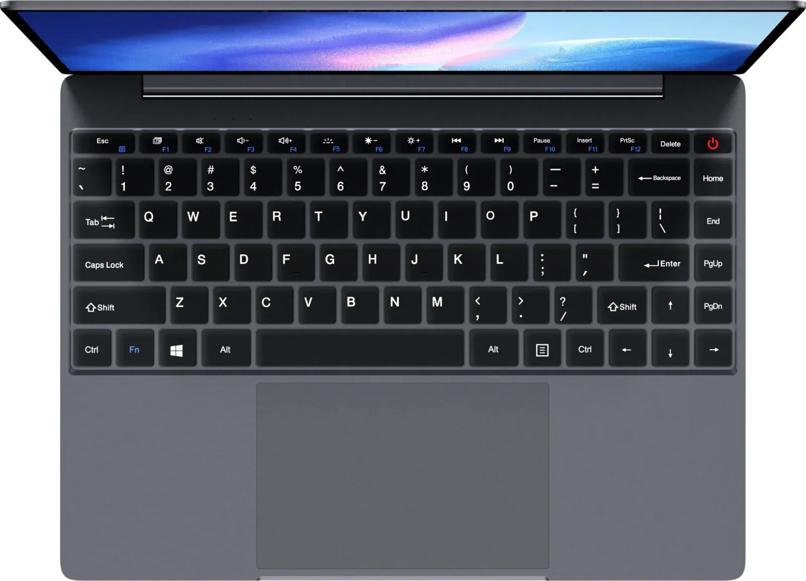 Ноутбук Chuwi Corebook X 14 Core i5 12450H 16Gb SSD512Gb Intel UHD Graphics 14 IPS 2K 2160x1440 Windows 11 Home grey WiFi BT Cam 4000mAh 1746473 - фото 3
