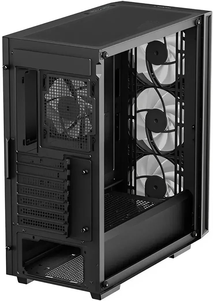 Корпус Deepcool Matrexx 55 V4 черный без БП ATX 7x120mm 2x140mm 2xUSB3.0 audio bott PSU - фото 2