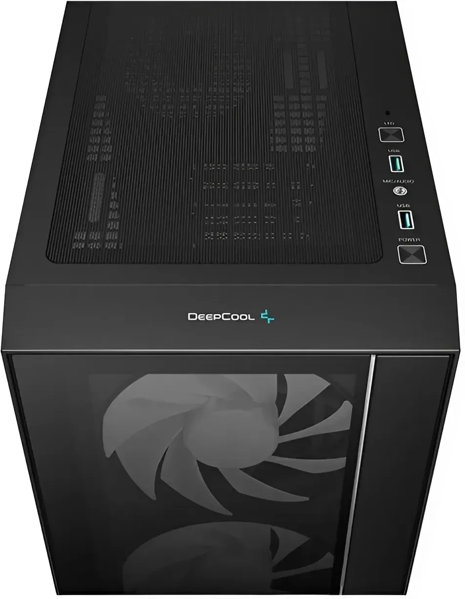 Корпус Deepcool Matrexx 55 V4 черный без БП ATX 7x120mm 2x140mm 2xUSB3.0 audio bott PSU - фото 3