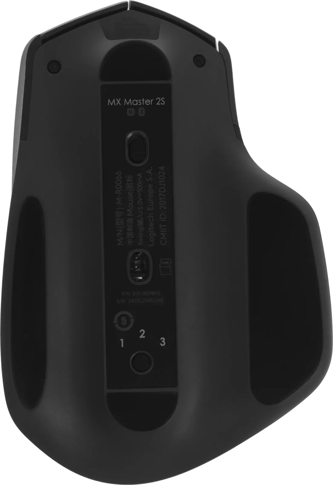Мышь Logitech MX Master 2S черный оптическая 4000dpi беспров. BT USB 7but 910-007223 - фото 6