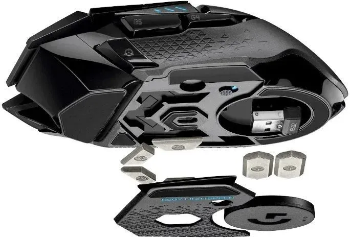 Мышь Logitech G502 Lightspeed черный оптическая 25600dpi беспров. USB 9but 910-005571 - фото 6