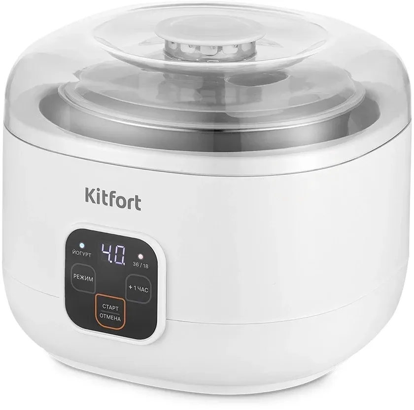 Йогуртницы KITFORT КТ-6082 белый