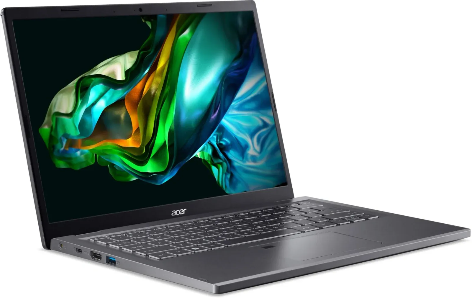 Ноутбук Acer Aspire 5 A514-56M-770K Core i7 1355U 16Gb SSD512Gb Intel Iris Xe graphics 14 IPS WUXGA 1920x1200 без ОС grey WiFi BT Cam NX.KH6CD.008 - фото 2