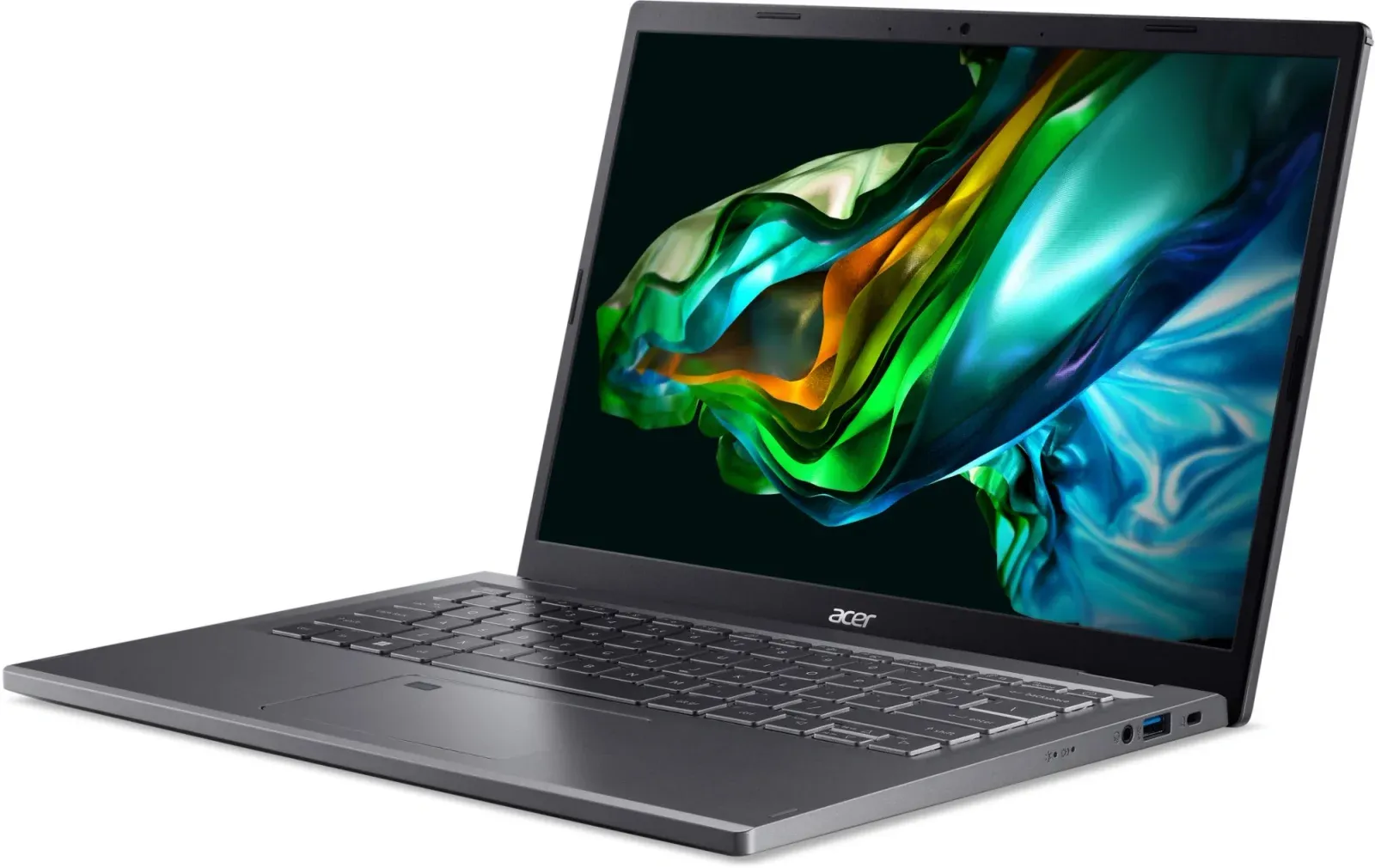 Ноутбук Acer Aspire 5 A514-56M-770K Core i7 1355U 16Gb SSD512Gb Intel Iris Xe graphics 14 IPS WUXGA 1920x1200 без ОС grey WiFi BT Cam NX.KH6CD.008 - фото 3