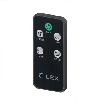 Вентилятор напольный Lex LXFC 8365 50Вт скоростей:2 ПДУ черный - фото 8