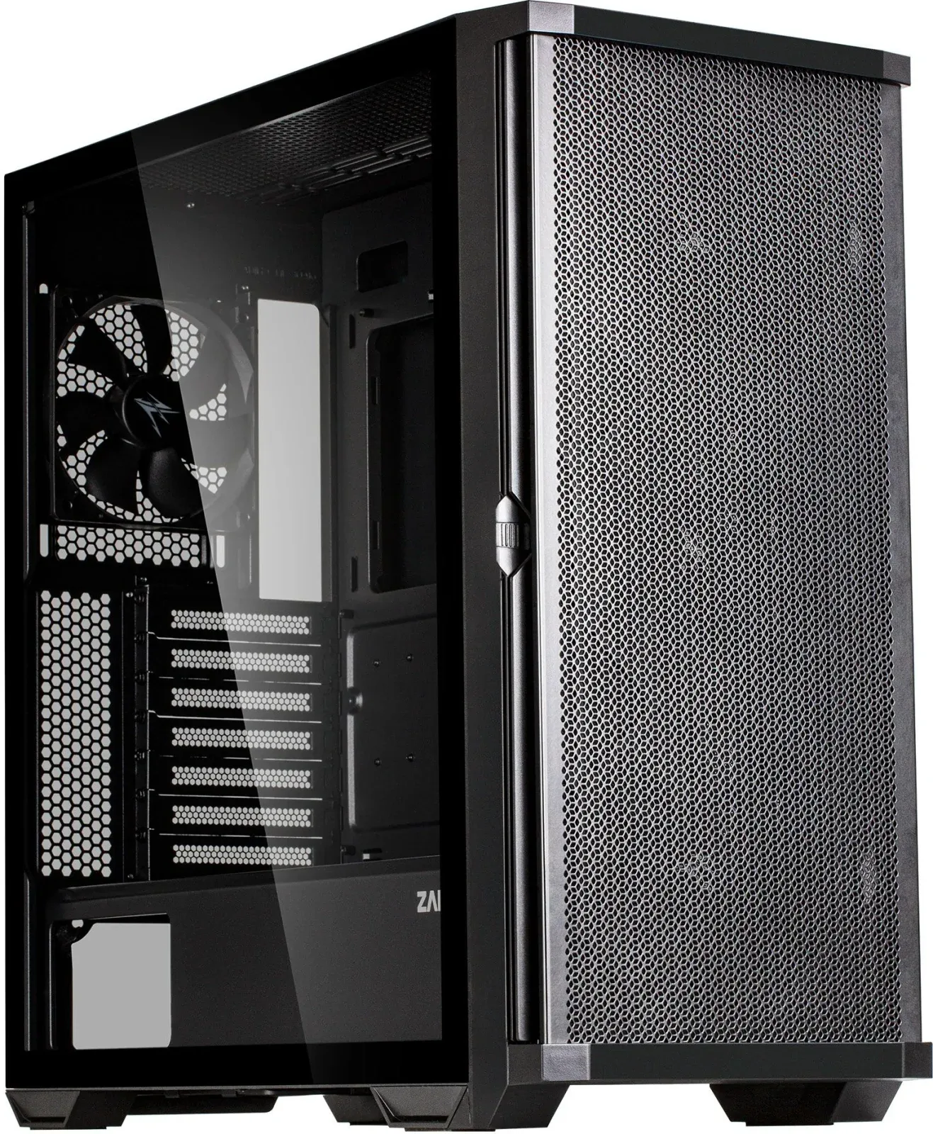 Корпус Zalman Z10 черный без БП ATX 10x120mm 2x140mm 2xUSB3.0 audio bott PSU - фото 3