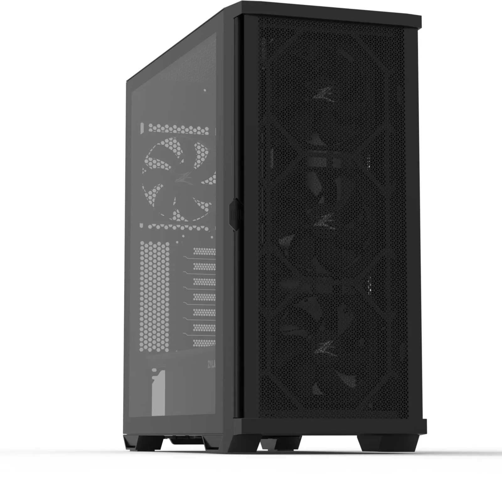 Корпус Zalman Z10 черный без БП ATX 10x120mm 2x140mm 2xUSB3.0 audio bott PSU - фото 4