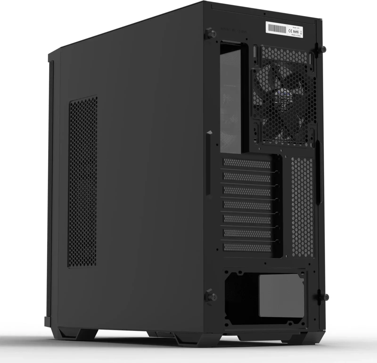 Корпус Zalman Z10 черный без БП ATX 10x120mm 2x140mm 2xUSB3.0 audio bott PSU - фото 5