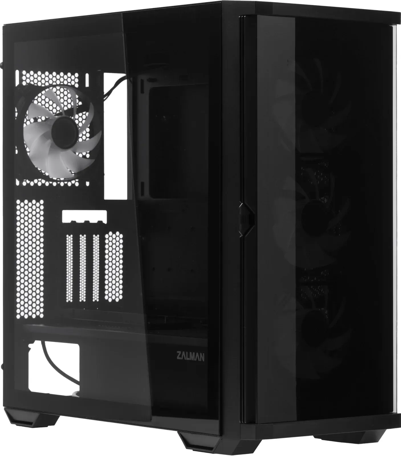 Корпус Zalman Z10 Duo черный без БП ATX 7x120mm 5x140mm audio bott PSU - фото 1