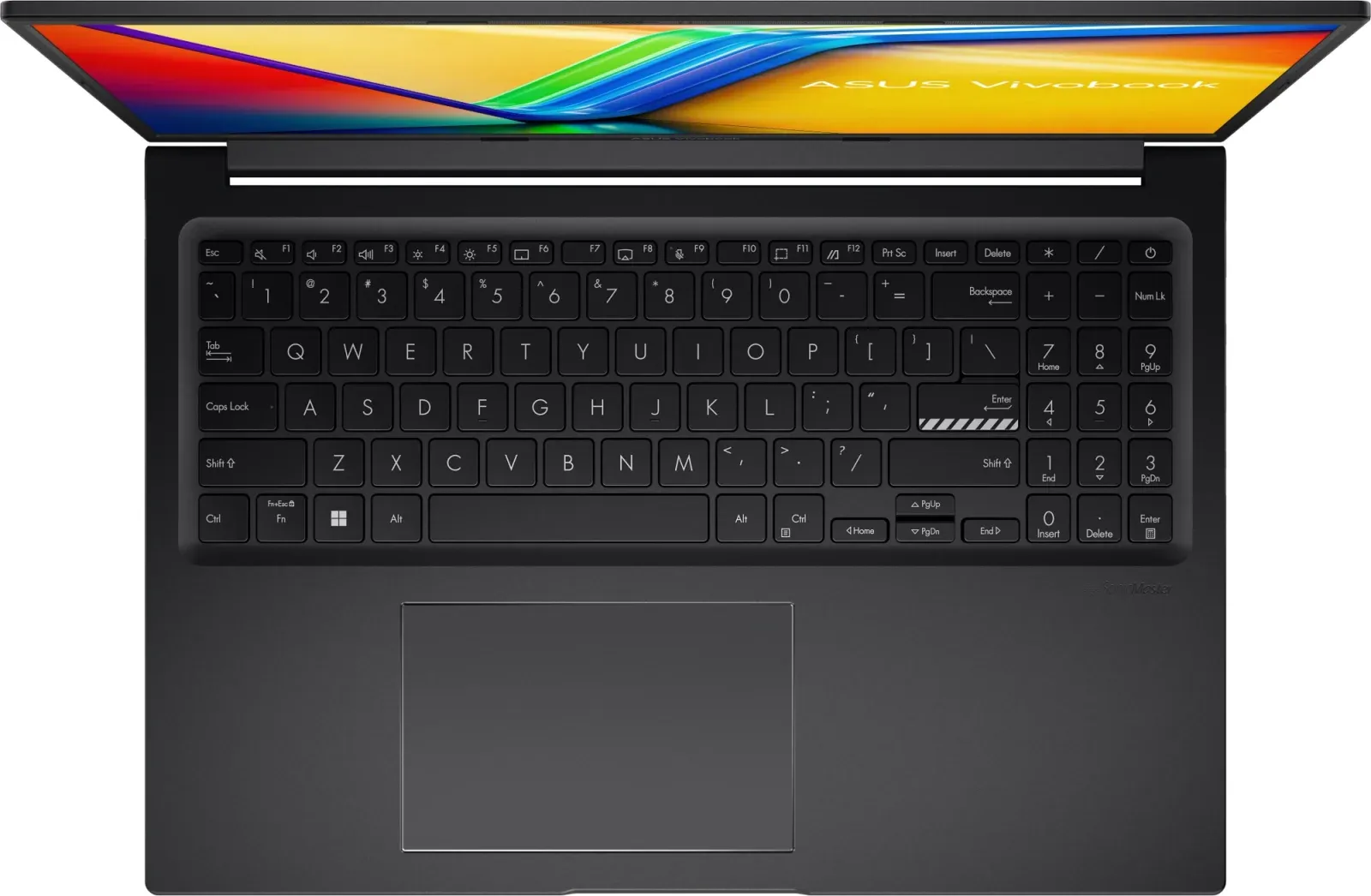 Ноутбук Asus VivoBook 16X M3604YA-MB248 Ryzen 5 7430U 16Gb SSD512Gb AMD Radeon Graphics 16 IPS WUXGA 1920x1200 без ОС black WiFi BT Cam 90NB11A1-M00B80 - фото 8