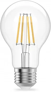 Лампа филам. Gauss Filament 11Вт цок.:E27 груша 220B св.свеч.бел.теп. упак.:10шт 22211, прозрачный - фото 8
