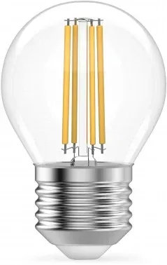 Лампа филам. Gauss Filament 8Вт цок.:E27 шар 220B св.свеч.бел.нейт. упак.:10шт 52228, прозрачный - фото 8