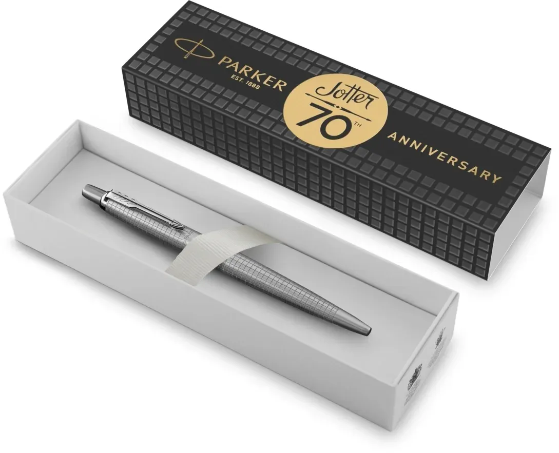 Ручка шариков. Parker Jotter SE 70th Anniversary K162 2205530 Stainless Steel CT син. черн. подар.кор. - фото 2