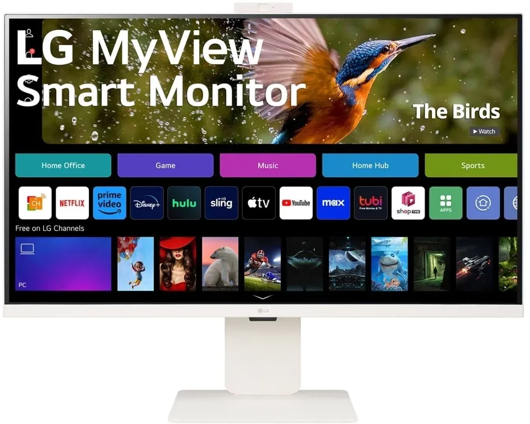Монитор LG 31.5 MyView 32SR85U-W белый IPS LED 16:9 HDMI M/M Cam матовая HAS 400cd 178гр/178гр 3840x2160 60Hz 4K USB 7.7кг - фото 3