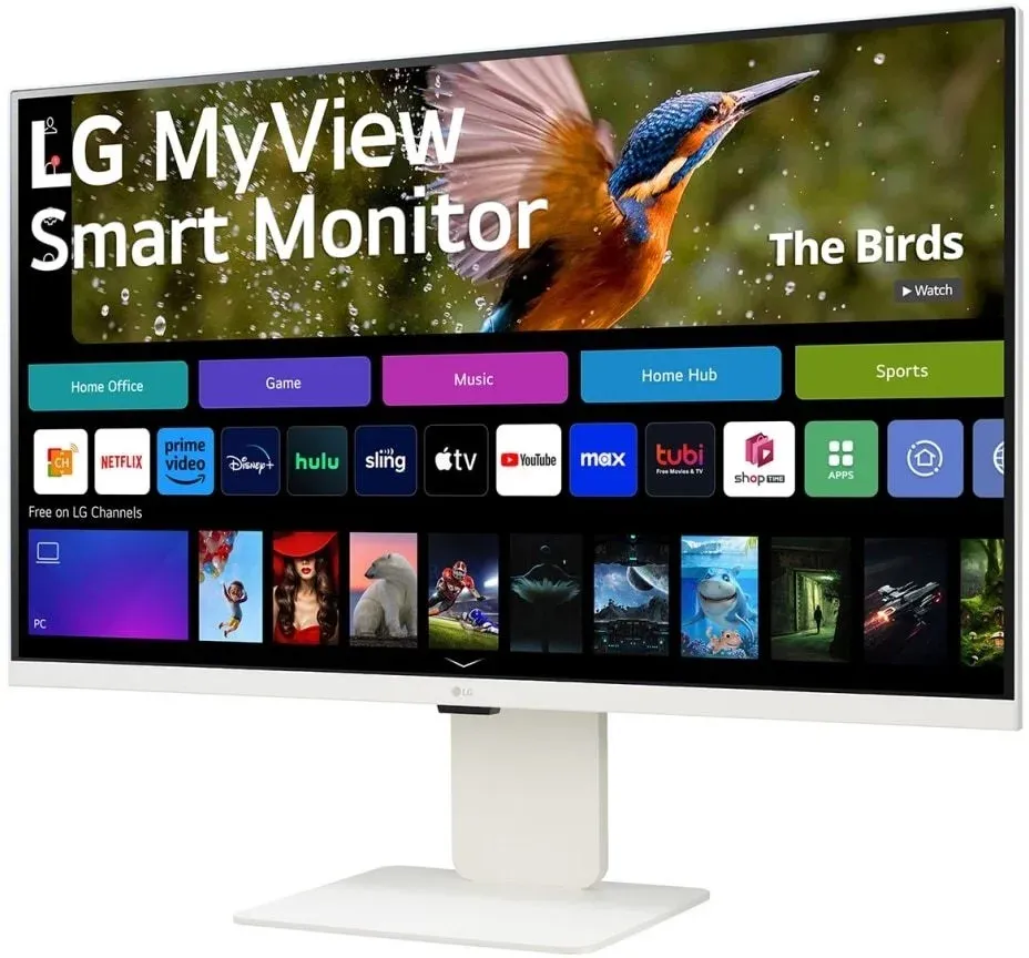 Монитор LG 31.5 MyView 32SR85U-W белый IPS LED 16:9 HDMI M/M Cam матовая HAS 400cd 178гр/178гр 3840x2160 60Hz 4K USB 7.7кг - фото 4
