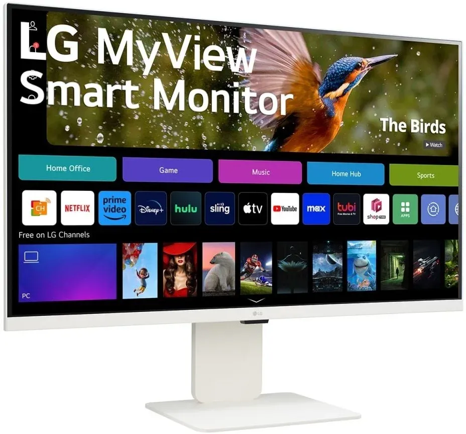 Монитор LG 31.5 MyView 32SR85U-W белый IPS LED 16:9 HDMI M/M Cam матовая HAS 400cd 178гр/178гр 3840x2160 60Hz 4K USB 7.7кг - фото 6