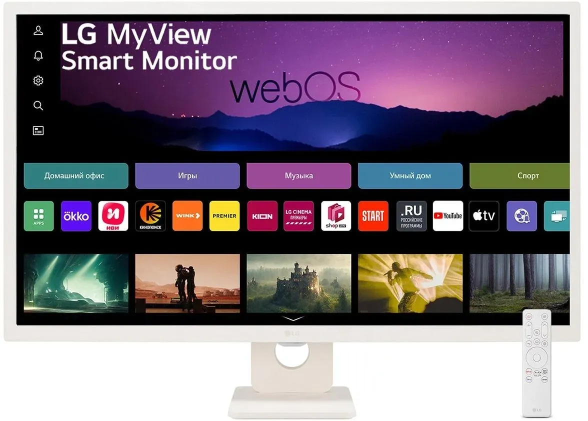Мониторы ЖК LG 32SR50F-W - фото 1