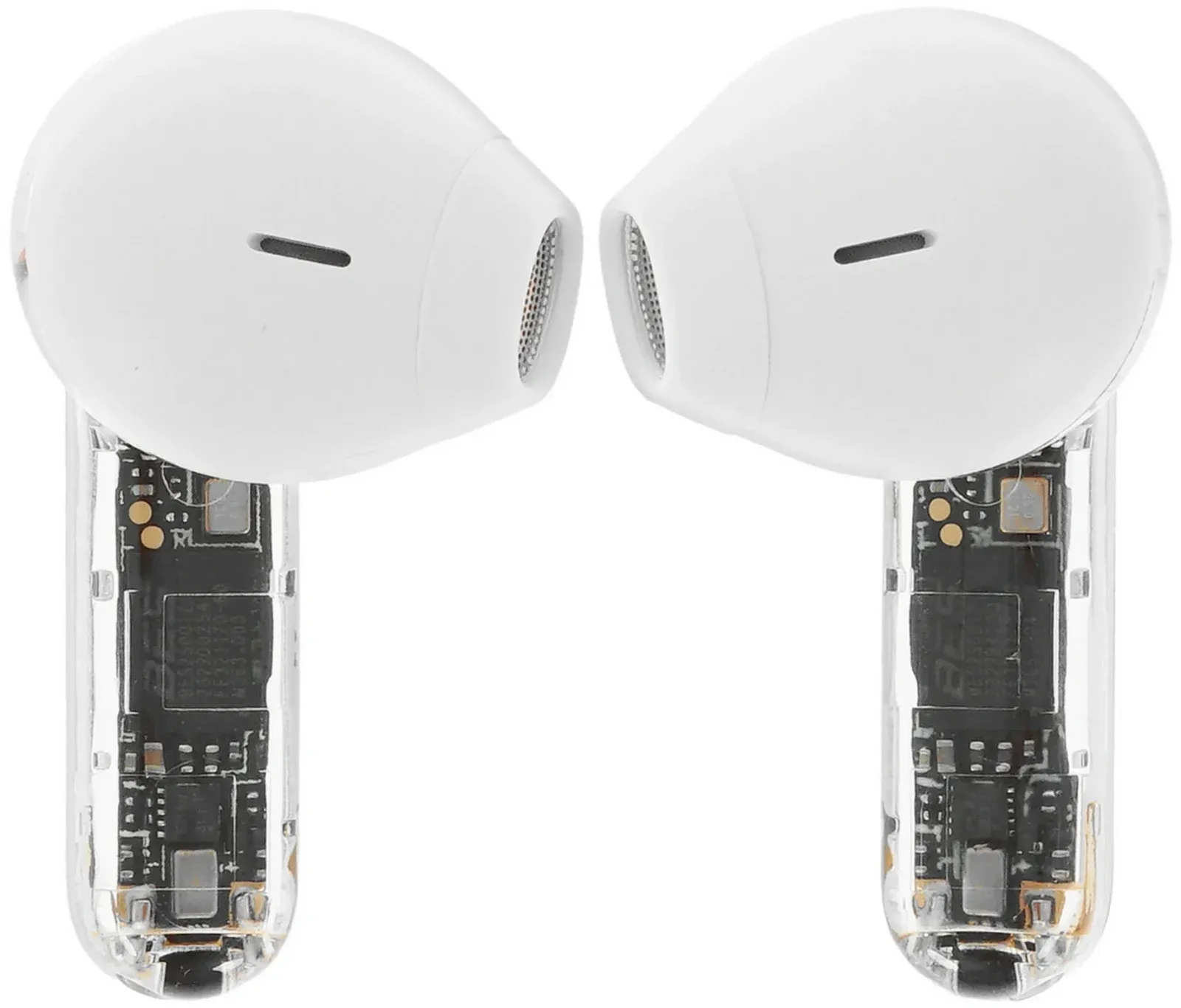 Гарнитура внутриканальные JBL Tune Flex Ghost белый беспроводные bluetooth в ушной раковине JBLTFLEXGWHTCN - фото 3