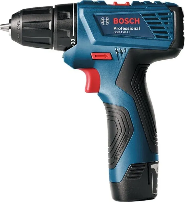 Дрель-шуруповерт Bosch GSR 120- LI аккум. патрон:быстрозажимной кейс в комплекте 06019G8020 - фото 3