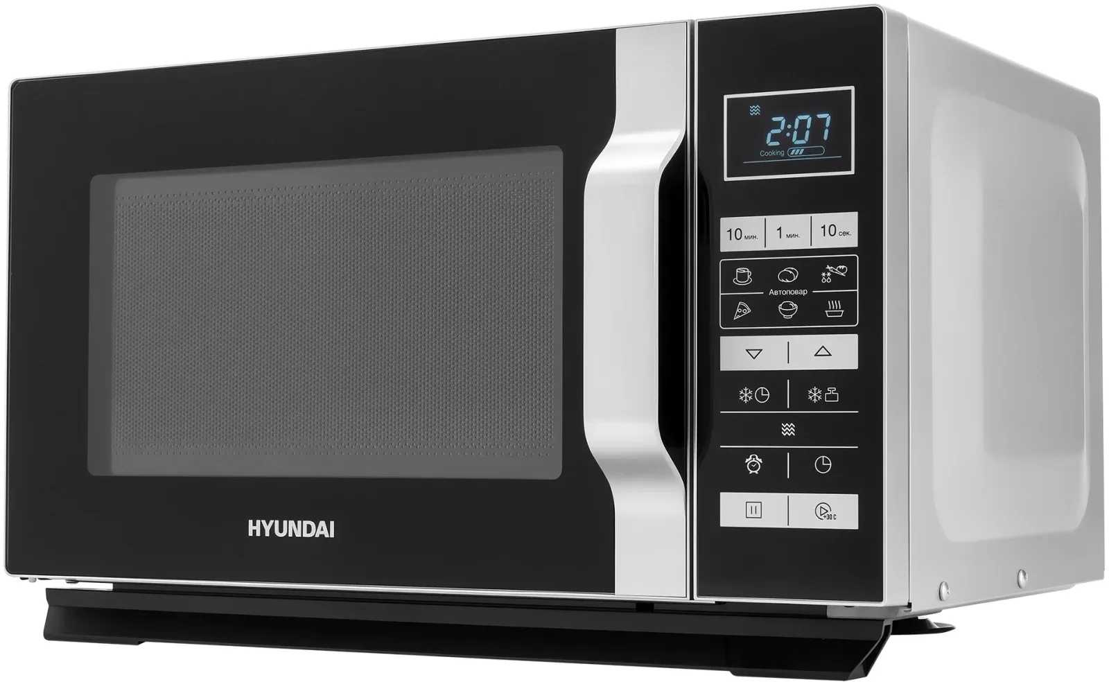 Микроволновая Печь Hyundai HYM-D3044 23л. 900Вт черный/серебристый, 23 л - фото 1