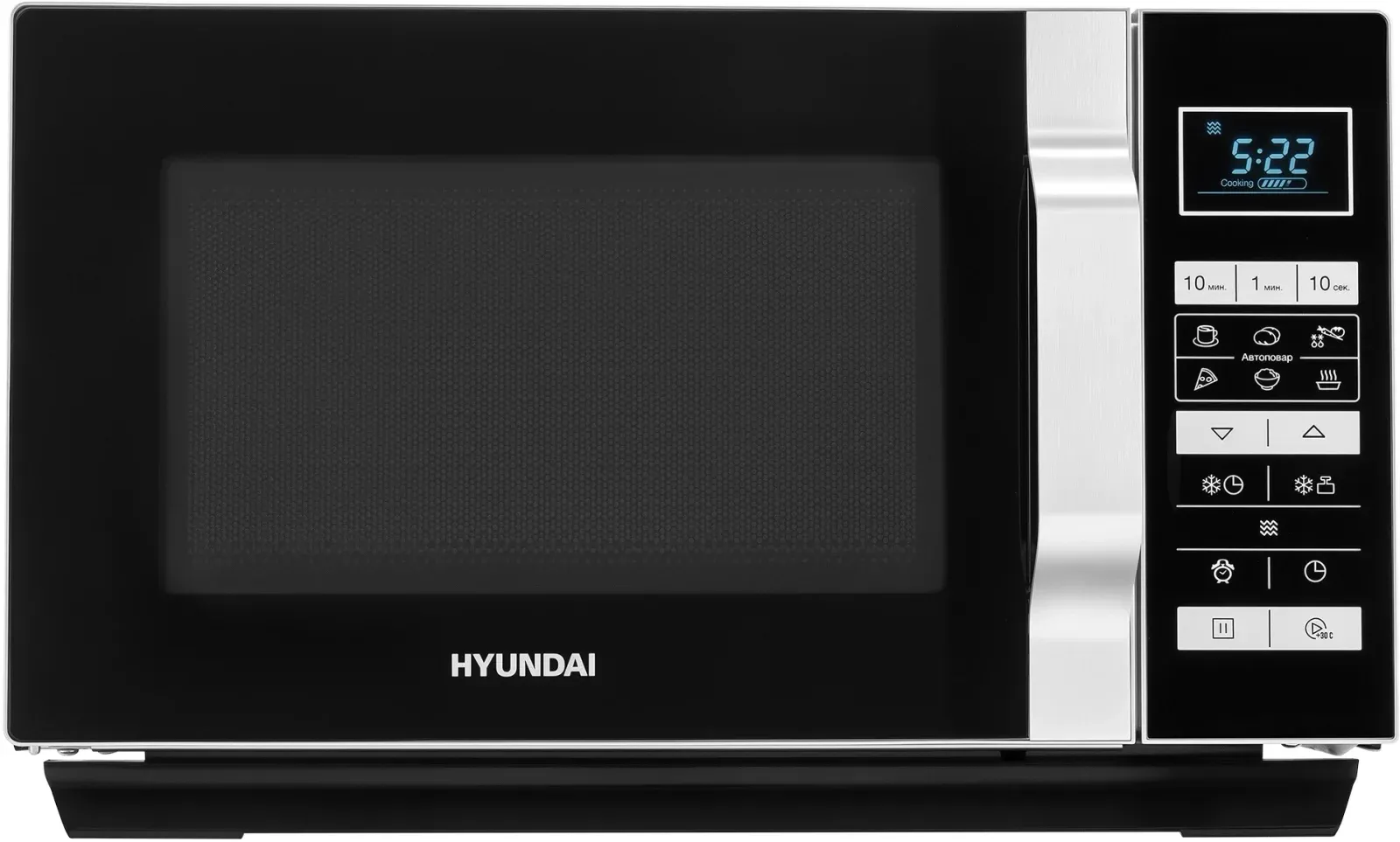 Микроволновая Печь Hyundai HYM-D3044 23л. 900Вт черный/серебристый, 23 л - фото 3
