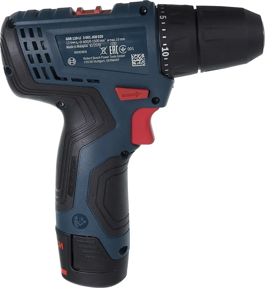 Дрель-шуруповерт Bosch GSR 120-LI аккум. патрон:быстрозажимной кейс в комплекте 06019G8000 - фото 3