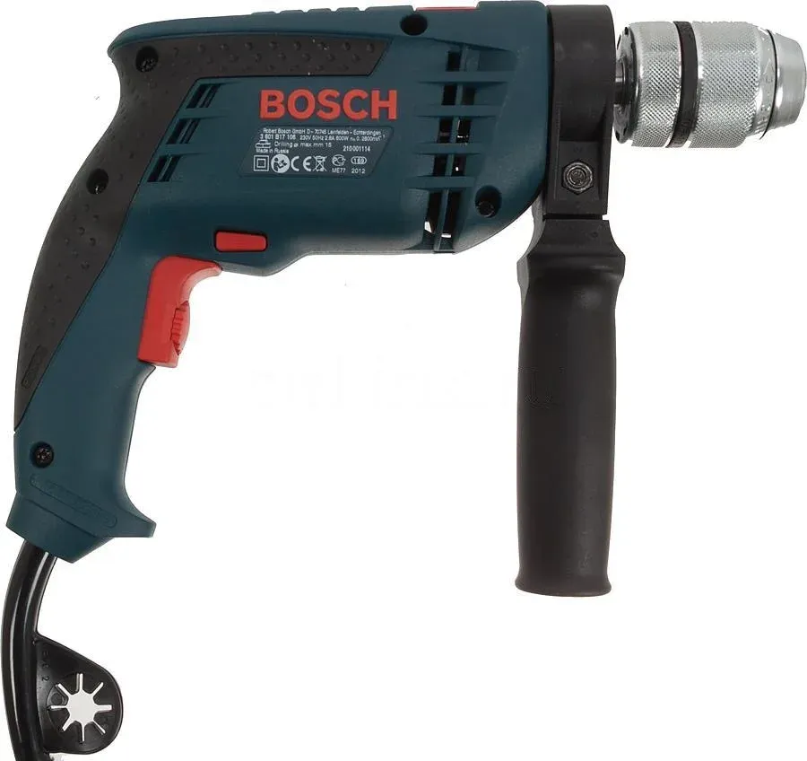 Дрель ударная Bosch GSB 13 RE Professional 600Вт патрон:быстрозажимной реверс 0601217100 - фото 2