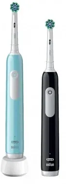 Набор электрических зубных щеток Oral-B Pro Series 1 бирюзовый/черный - фото 2