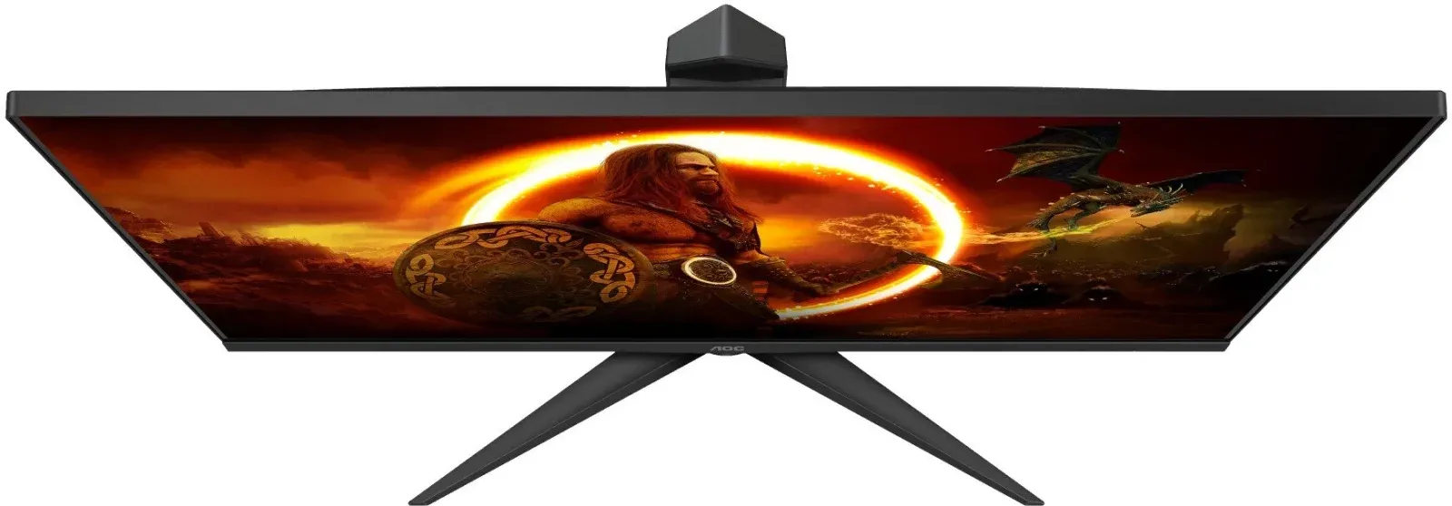 Монитор AOC 27 Q27G2U черный/красный VA LED 16:9 HDMI матовая HAS Piv 250cd 178гр/178гр 2560x1440 144Hz FreeSync Premium DP 2K USB 5.2кг - фото 4