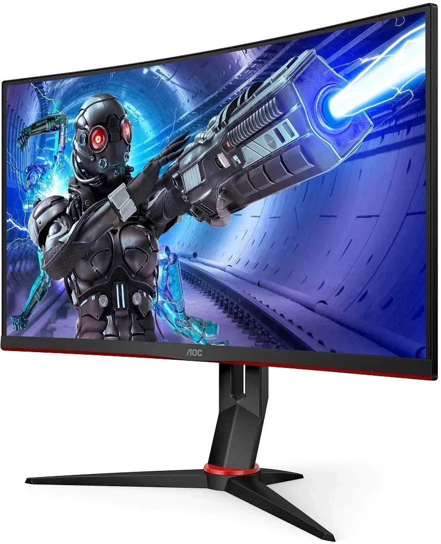 Монитор AOC 27 Gaming C27G2ZE черный/красный VA LED 0.5ms 16:9 HDMI матовая 300cd 178гр/178гр 1920x1080 240Hz FreeSync Premium DP FHD 5.5кг - фото 4