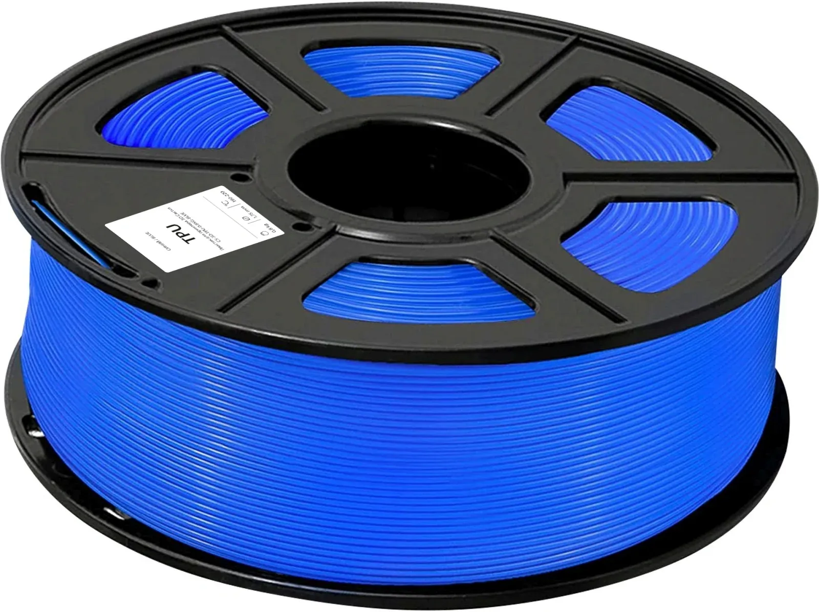 Пластик для принтера 3D Cactus CS-3D-TPU-0.8KG-BLUE TPU d1.75мм 0.8кг L336м 1цв. - фото 2