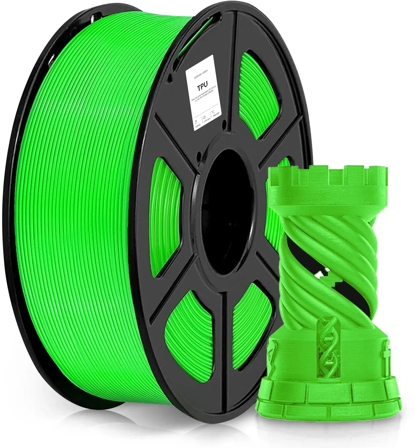 Пластик 3D CACTUS CS-3D-TPU-0.8KG-GREEN