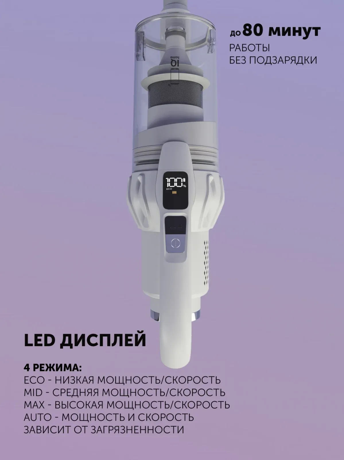 Пылесос Polaris IQ Home PVCS 4070 600Вт белый - фото 5