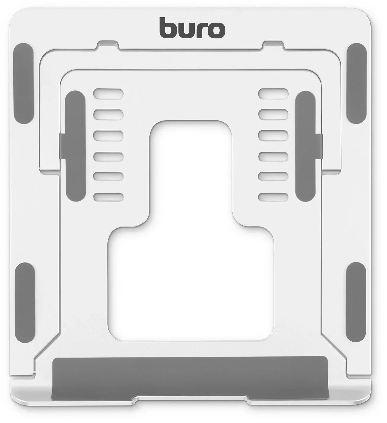 Подставки для ноутбуков BURO BU-LS120 серебристый - фото 4
