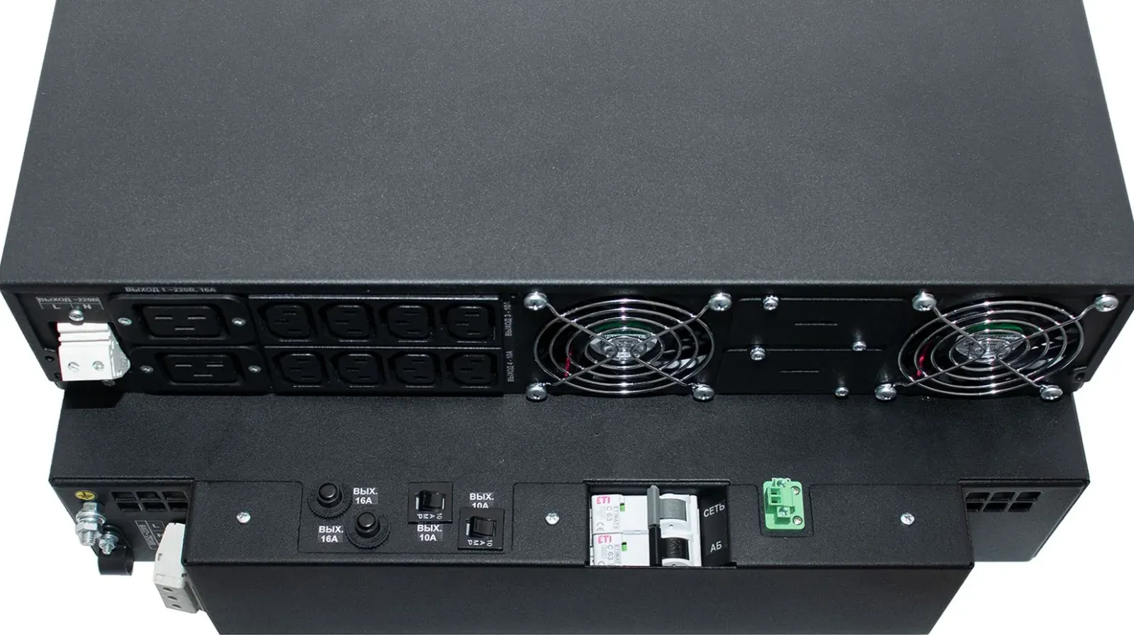 Источник бесперебойного питания Штиль STR1106SL 5400Вт 6000ВА черный - фото 2