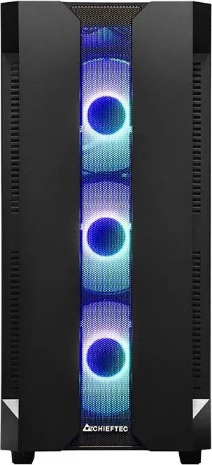 Корпус Chieftec Hunter черный без БП ATX 4x120mm 4x140mm 2xUSB3.1 audio bott PSU - фото 3