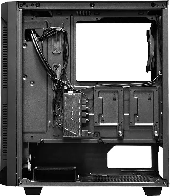 Корпус Chieftec Hunter черный без БП ATX 4x120mm 4x140mm 2xUSB3.1 audio bott PSU - фото 6