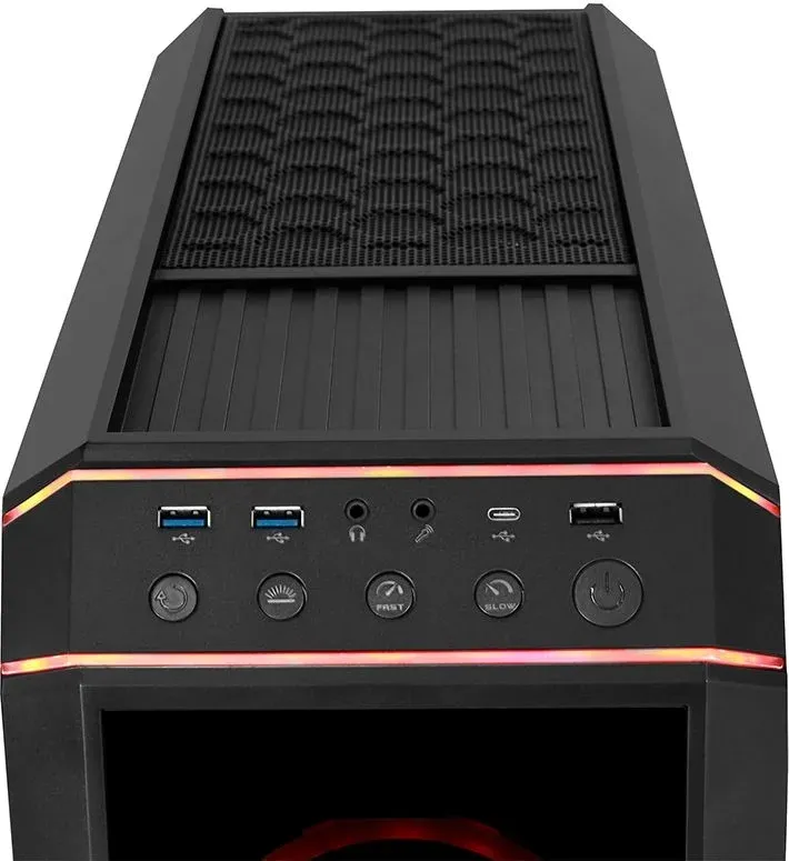 Корпус Chieftec Stallion II черный без БП ATX 2x120mm 2x140mm 1x180mm 1xUSB2.0 audio bott PSU - фото 4
