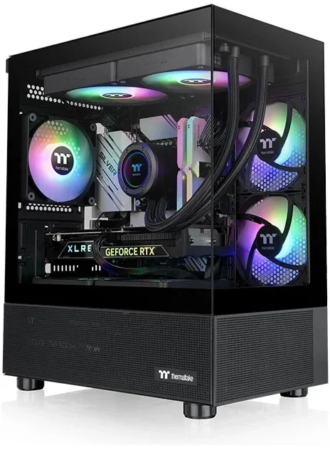 Корпус Thermaltake View 170 TG ARGB черный без БП mATX 5x120mm 2x140mm 1x200mm 2xUSB3.0 audio bott PSU - фото 1