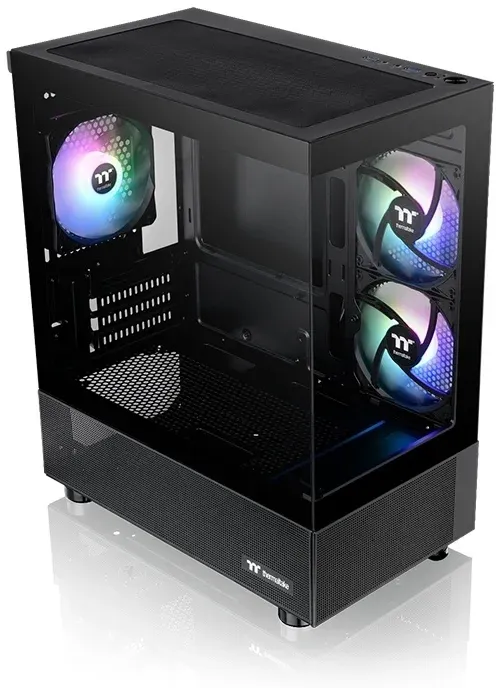 Корпус Thermaltake View 170 TG ARGB черный без БП mATX 5x120mm 2x140mm 1x200mm 2xUSB3.0 audio bott PSU - фото 5