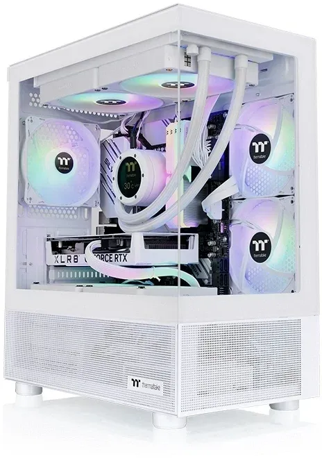 Корпус Thermaltake View 170 TG ARGB белый без БП mATX 5x120mm 2x140mm 1x200mm 2xUSB3.0 audio bott PSU - фото 1