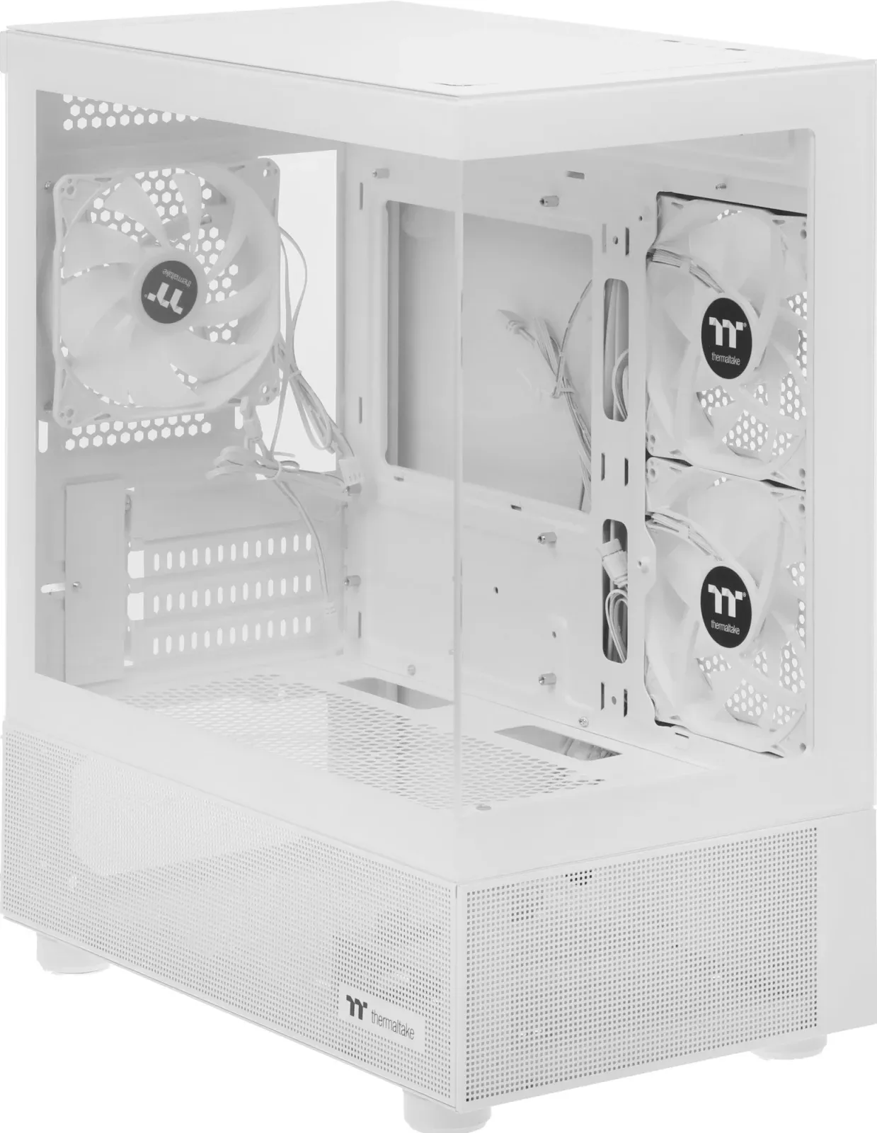 Корпус Thermaltake View 170 TG ARGB белый без БП mATX 5x120mm 2x140mm 1x200mm 2xUSB3.0 audio bott PSU - фото 7